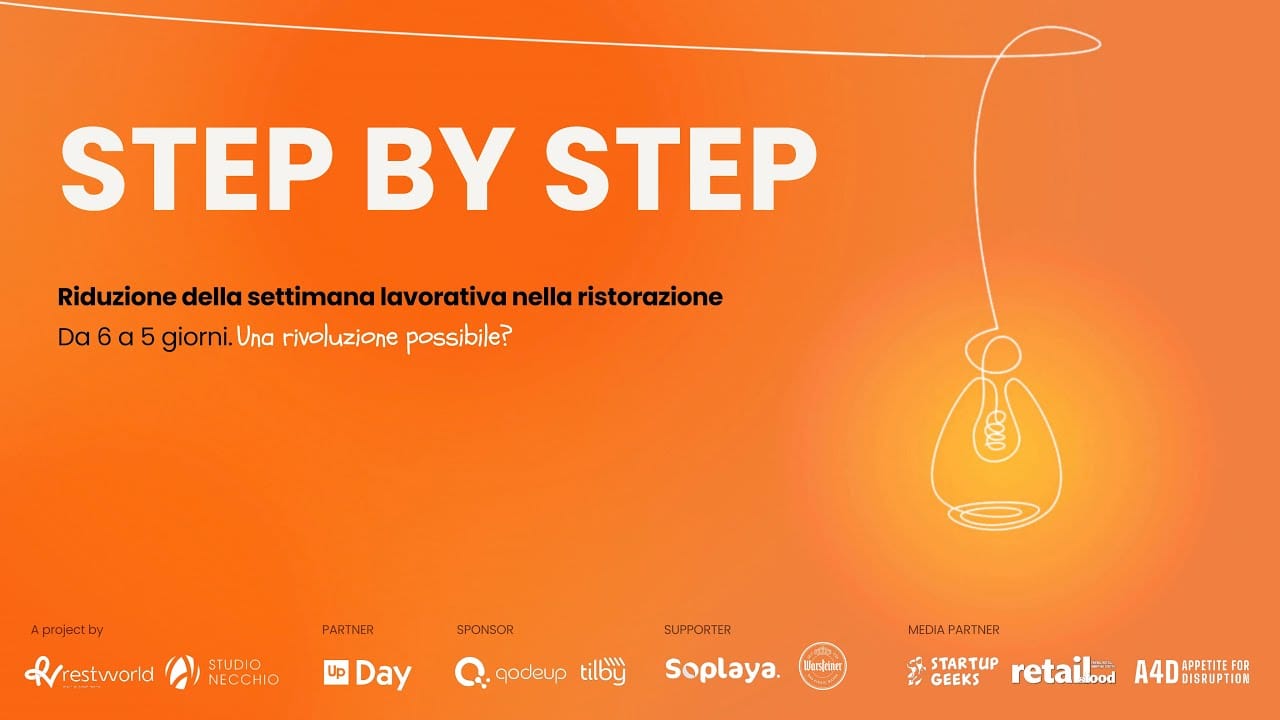 Step by step di Restworld e Studio Necchio. Riduzione della settimana lavorativa nella ristorazione