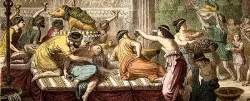 Storia del servizio di sala: Roma e i patrizi